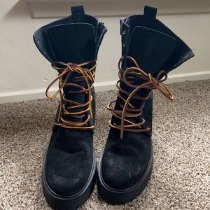 Free People Dylan lace up boots